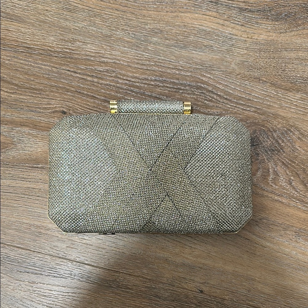 Elegant Gold Clutch Bag